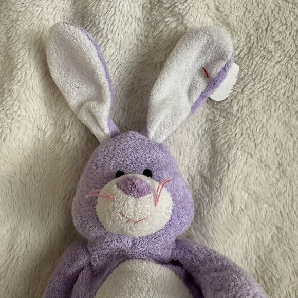 Ty Pluffies Twitches Bunny Rabbit Tylux Plush Stuffed Animal 2006 Easter Spring - Picture 2 of 6
